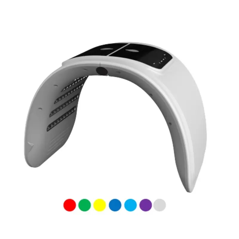 LED-Face-Mask-Light-Care 7 In 1 Color LED Face SPA Facial Equipment For Skin Care At Home