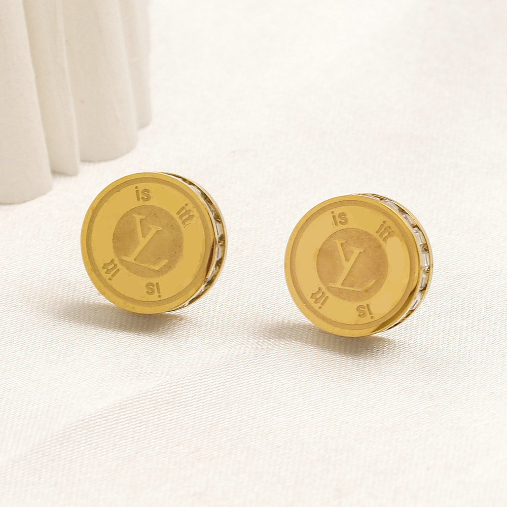 20 Style Mixed Luxury Brand Designer Jewelry Letter Stud Round Zircon Earrings Women Earring Wedding Party Gift