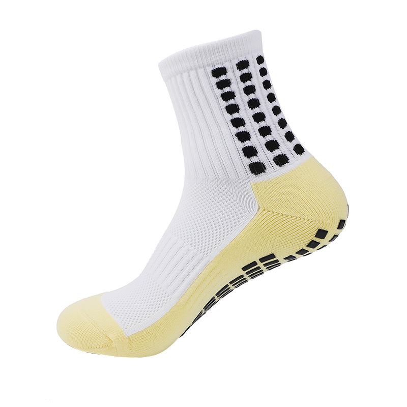Football Socks Professional Training Competition Thickened Towel Bottom with Glue on the Middle Sleeve Non slip Men's and Women's Sports Soc