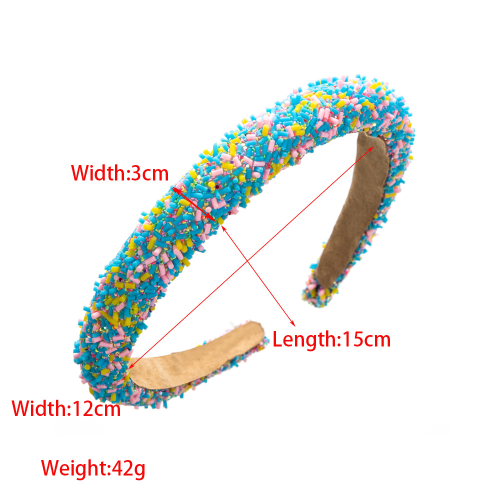 Fashion Sponge Head Hoop Hair Band For Washing Face Headband FG1332