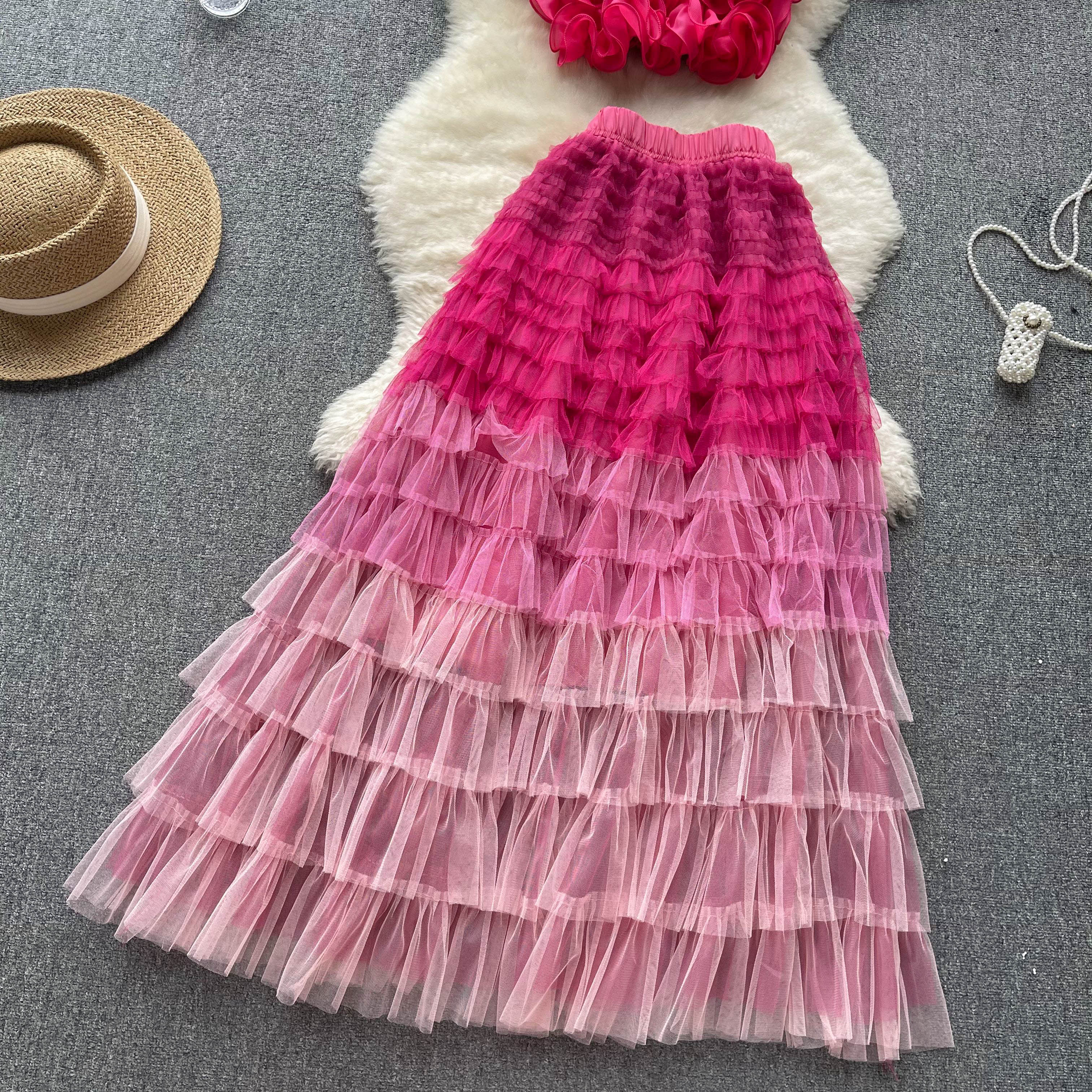 Women Summer Two Piece Dress Floral Sets Sexy 2024 Womens Suit Printed Beach Outfits For Woman 2 Pieces Crop Top High Waist Pleated Skirt
