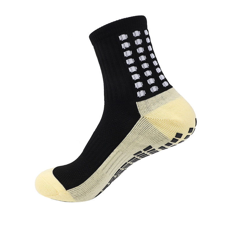 Football Socks Professional Training Competition Thickened Towel Bottom with Glue on the Middle Sleeve Non slip Men's and Women's Sports Soc