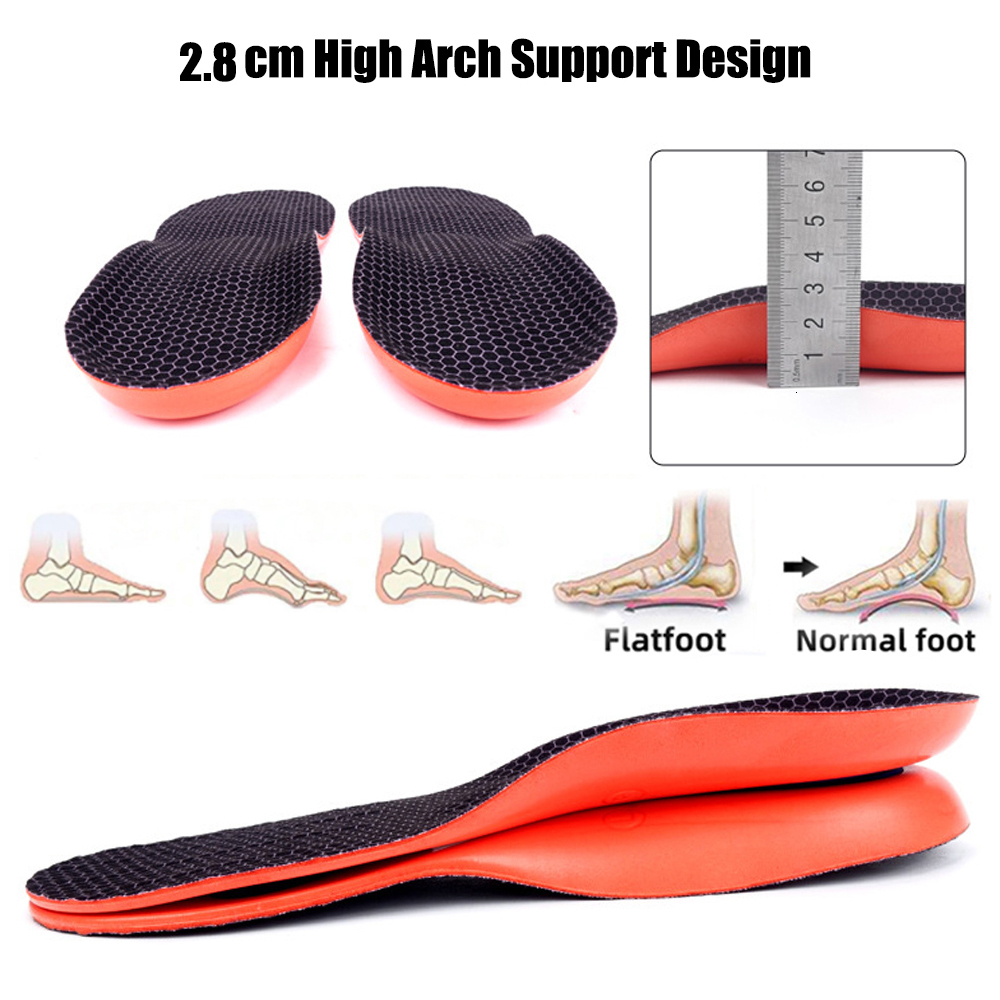 Shoe Parts Accessories Orthopedic Gel Insoles for Plantar Fasciitis Ortics Flat Feet Heel Spur Treatment Pain Relief Shoes Cushion Pads 230812