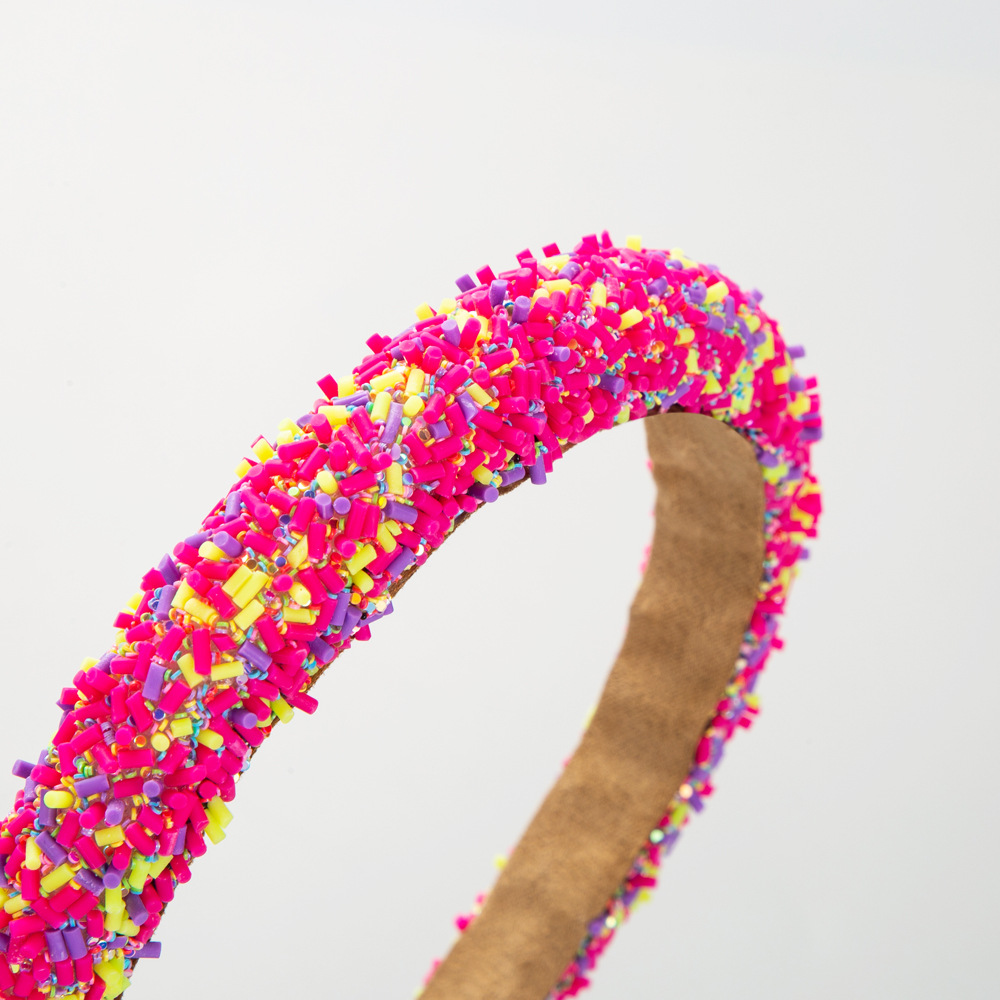 Fashion Sponge Head Hoop Hair Band For Washing Face Headband FG1332