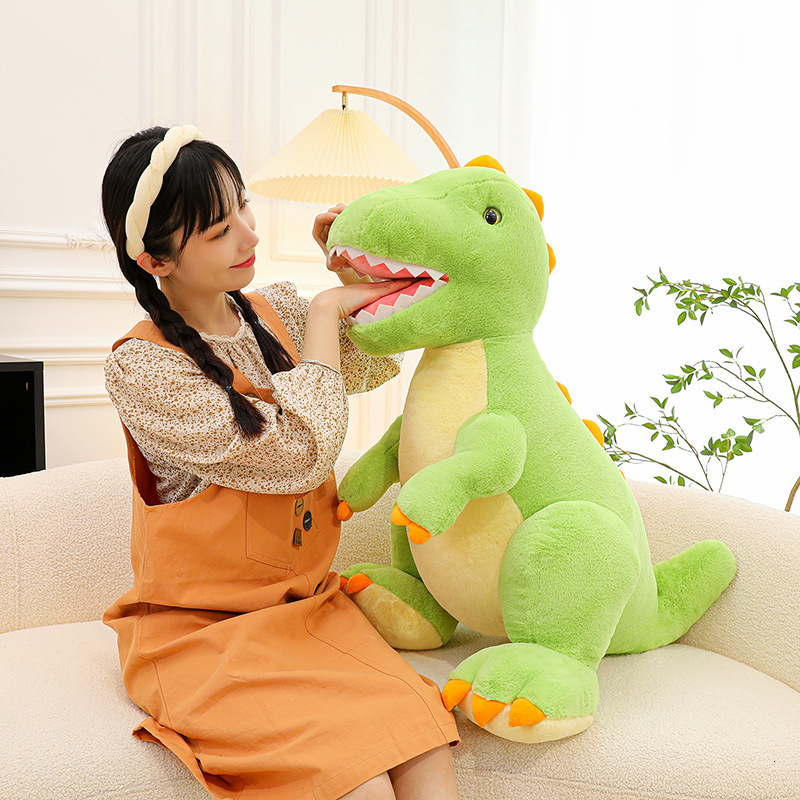 Plush Dolls Dinosaur Doll Stuffed Toy Large Size Can Ride Tyrannosaurus Rex Pillow Cloth Doll Children Gift Christmas Birthday Party Gift 230818