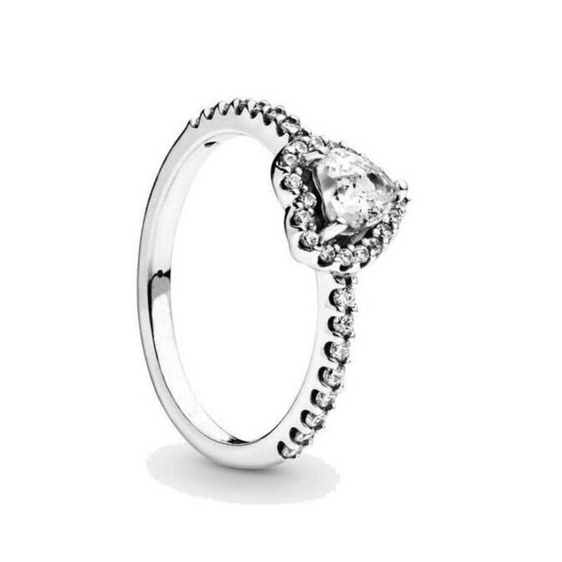Designer Ring Jewelry New Women Ring Heart diamond Rings Women Jewelry for 925 Sterling Silver Wedding RING set