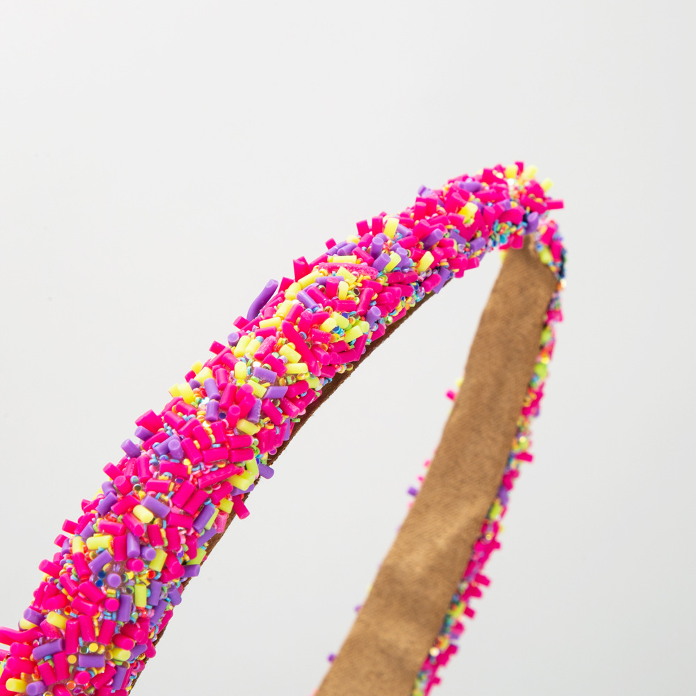 Fashion Sponge Head Hoop Hair Band For Washing Face Headband FG1332