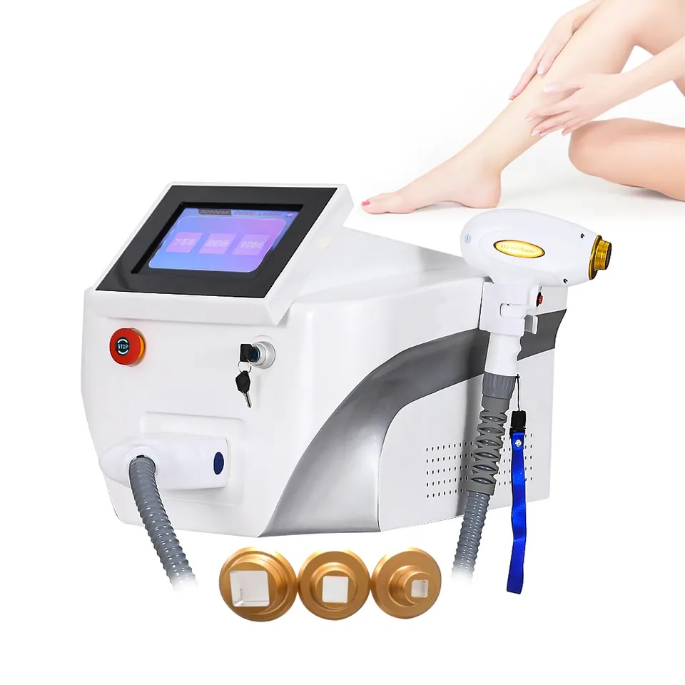 Painless 808nm Diode Laser Hair Removal Equipment - Skin Rejuvenation & Picosecond Laser Tattoo Removal, Electrolysis Hair Removal Device