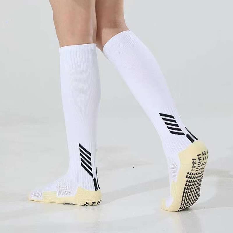 Sports Socks Professional Anti-Slip Soccer Knee High Socks Adult Kids Rubber Block Towel Bottom Long Football Hockey Sports Grip Socks Unisex 230821