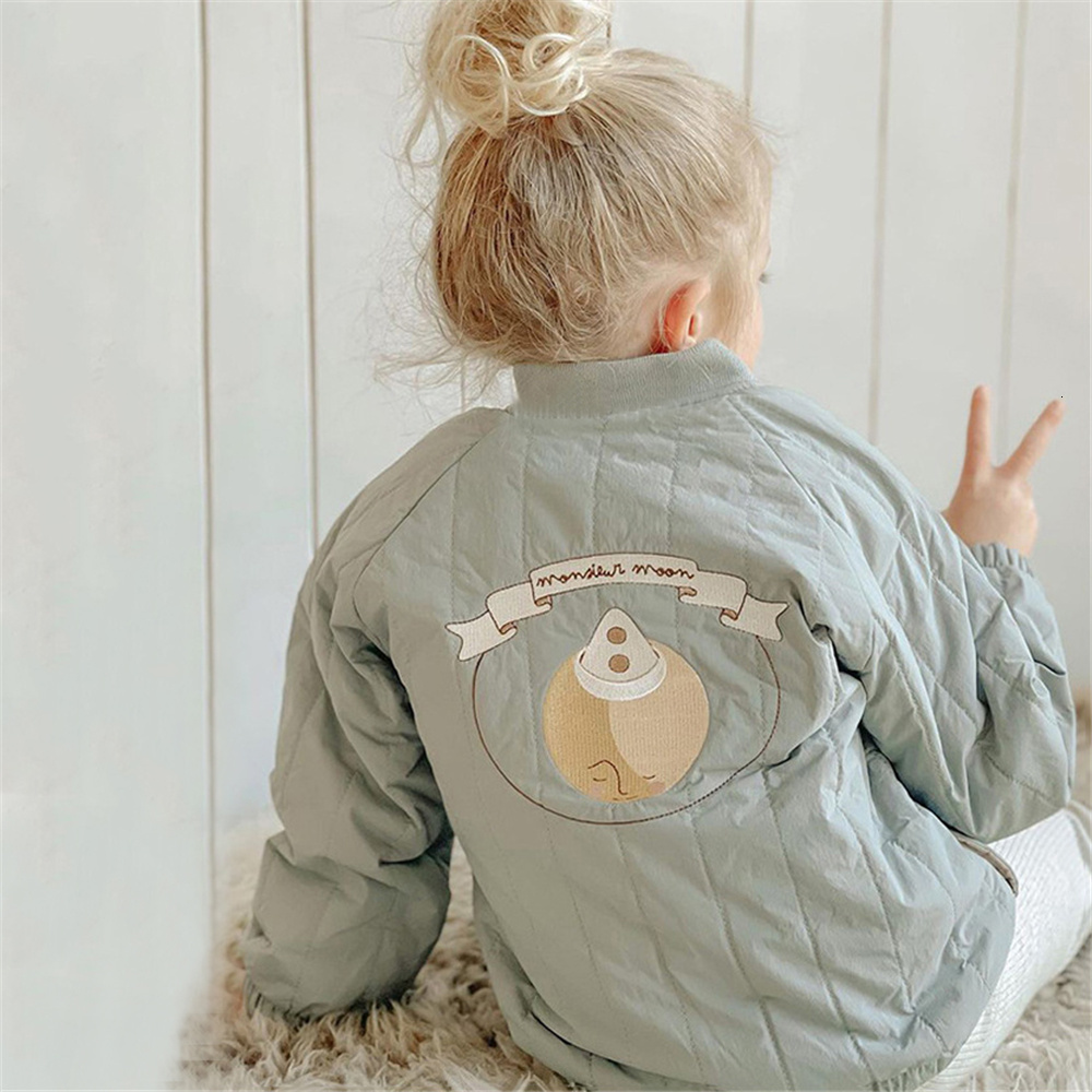 Jackets 1-6Y Kids Clothing Autumn Thickened Down Cotton Girl Jacket Baby Children Warm Coat Toddler Kids Outwear Children Clothes Winter 230821