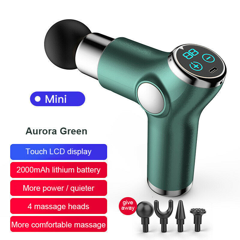 Full Body Massager Muscle Massage Gun Mini Massager Fascia Gun Back Massager Small Vibrator Muscle Relaxant Fitness Body Pain Relief massageador 23082