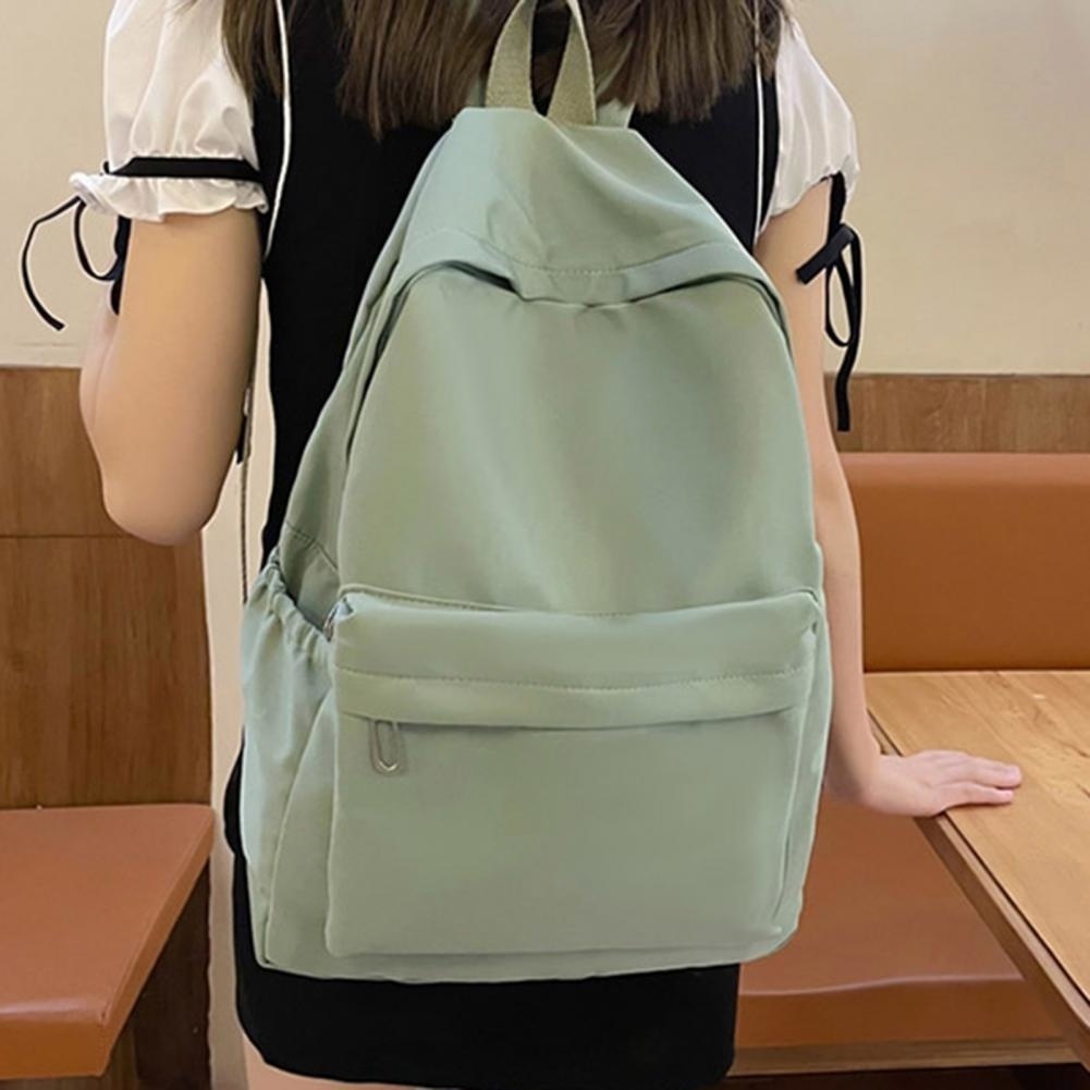 School Bags Plush Backpack Men Backpack Shoulder Teenage Girl Schoolbag Solid Color Sport Bag Large Capacity Laptop Rucksack 230821