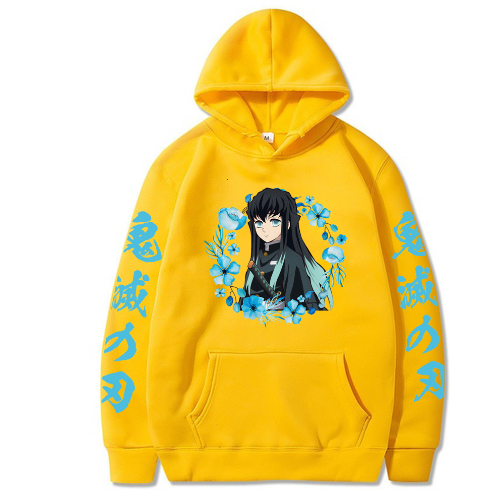 Men's Hoodies Sweatshirts Mens Hoodie Anime Demon Slayer Muichiro Tokito Hoodie Spring and Autumn Sports Casual Fashion Pullover 230818