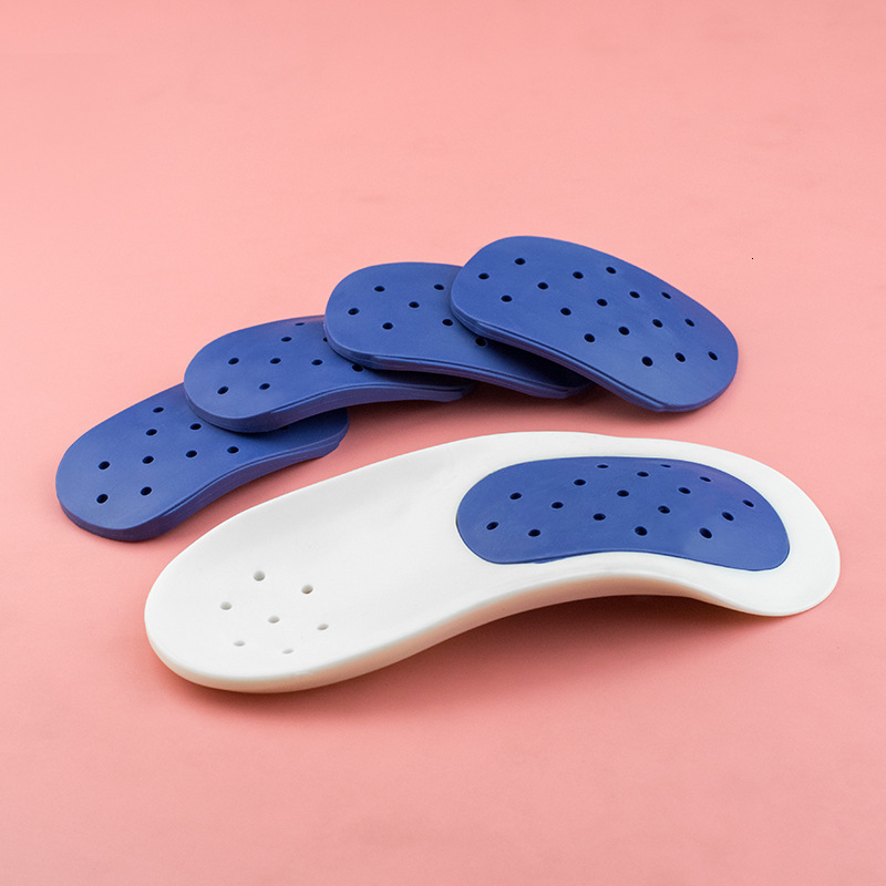 Shoe Parts Accessories Half Arch Support Orthopedic Insoles Flat Foot Correct 3 4 Length Ort ic Insert Shoes Pads For Children Kids Men Women 230821