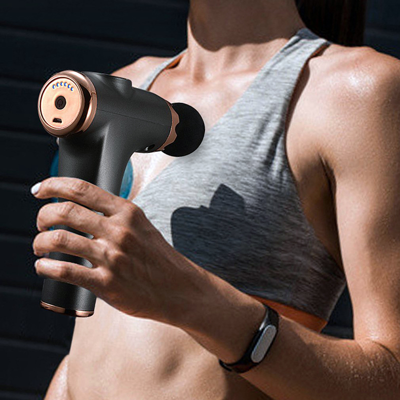 Full Body Massager Electric Massagem Gun Deep Vibration Tissue Percussion Muscle Massager Pain Relief Saude Relax Body Massage Free Custom 230821