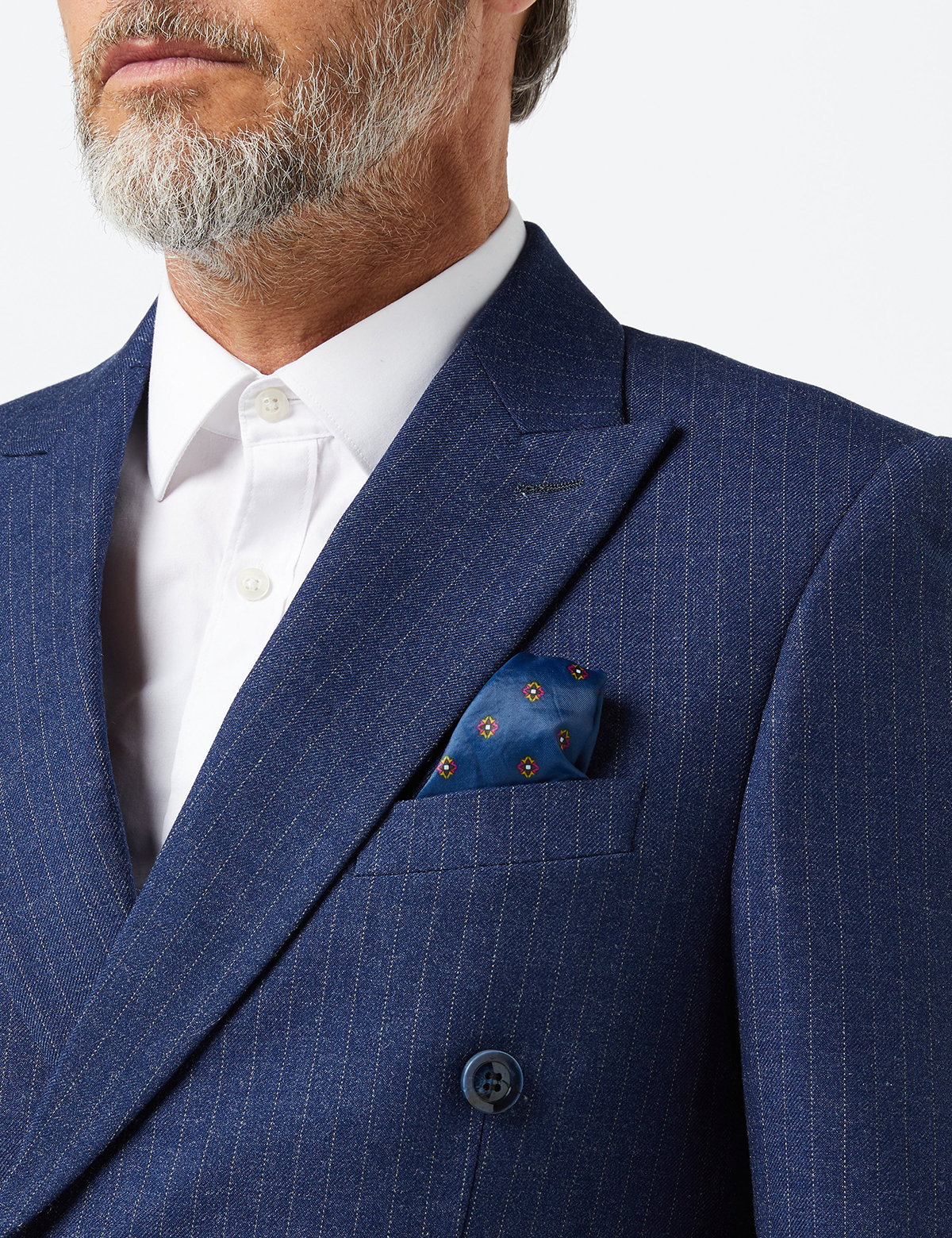 Autumn Pinstriped Men Wedding Suits Slim Fit Tuxedos Double Breasted Groom Wear Blazer Vest Pants Custom Made