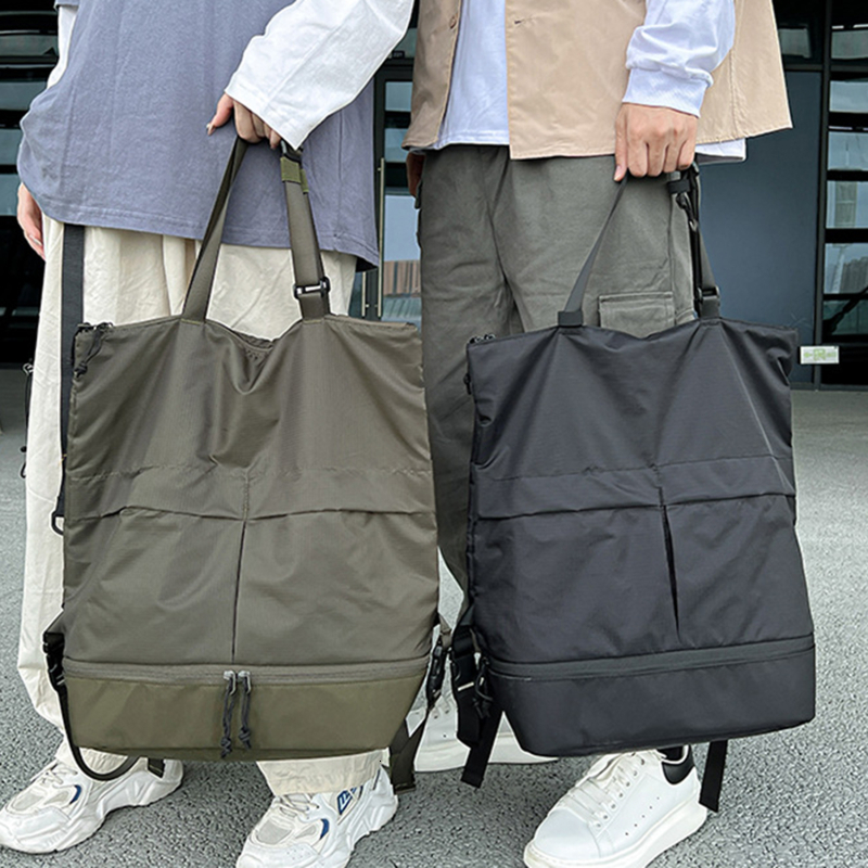 School Bags Large Capacity Unisex Backpack Nylon Waterproof Sports Bag Women And Men Casual Travel Backbag Trend Leisure Handbag 230821