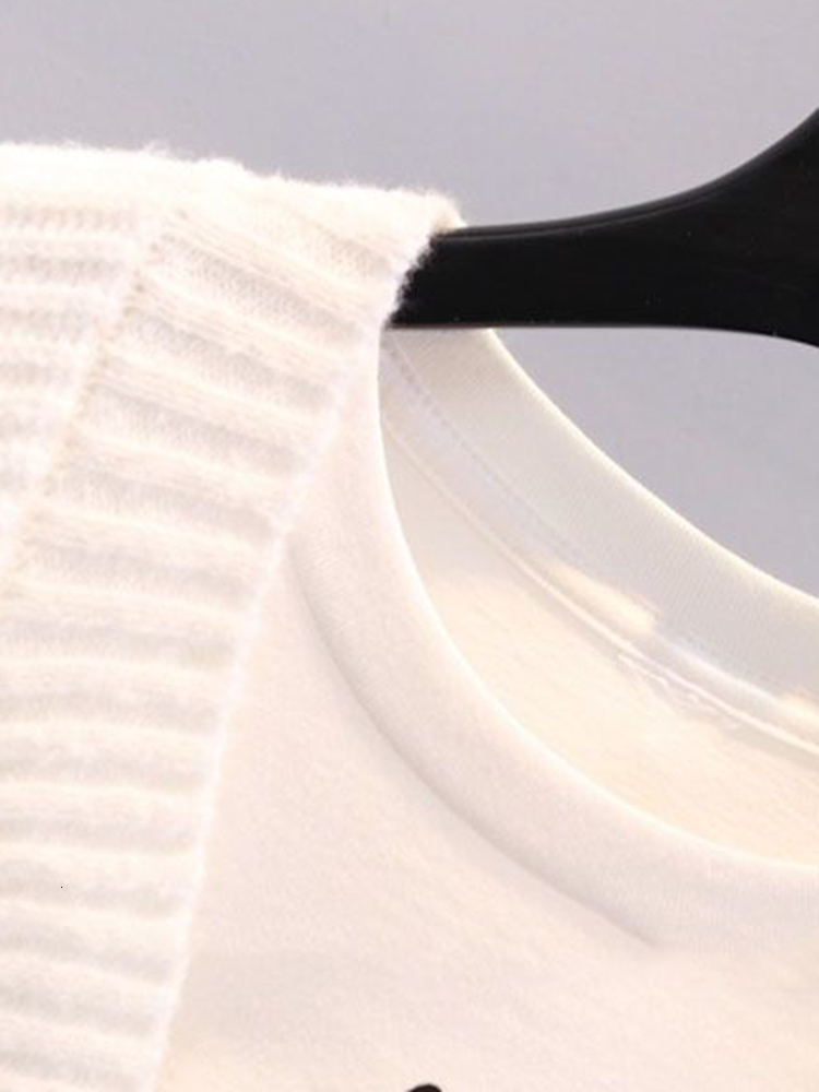 Womens Knits Tees AZYT Spring Denim Patchwork Sweater Cardigan Female y2k Tops V Neck Loose Woman Coat Embroidery Knitwear 230818