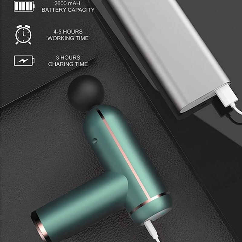 Full Body Massager Mini LCD Massage Gun 32 Speed Touch Screen Deep Tissue Percussion Smart Hit Fascia Gun For Muscle Relaxation Pain Relief Fitness 23