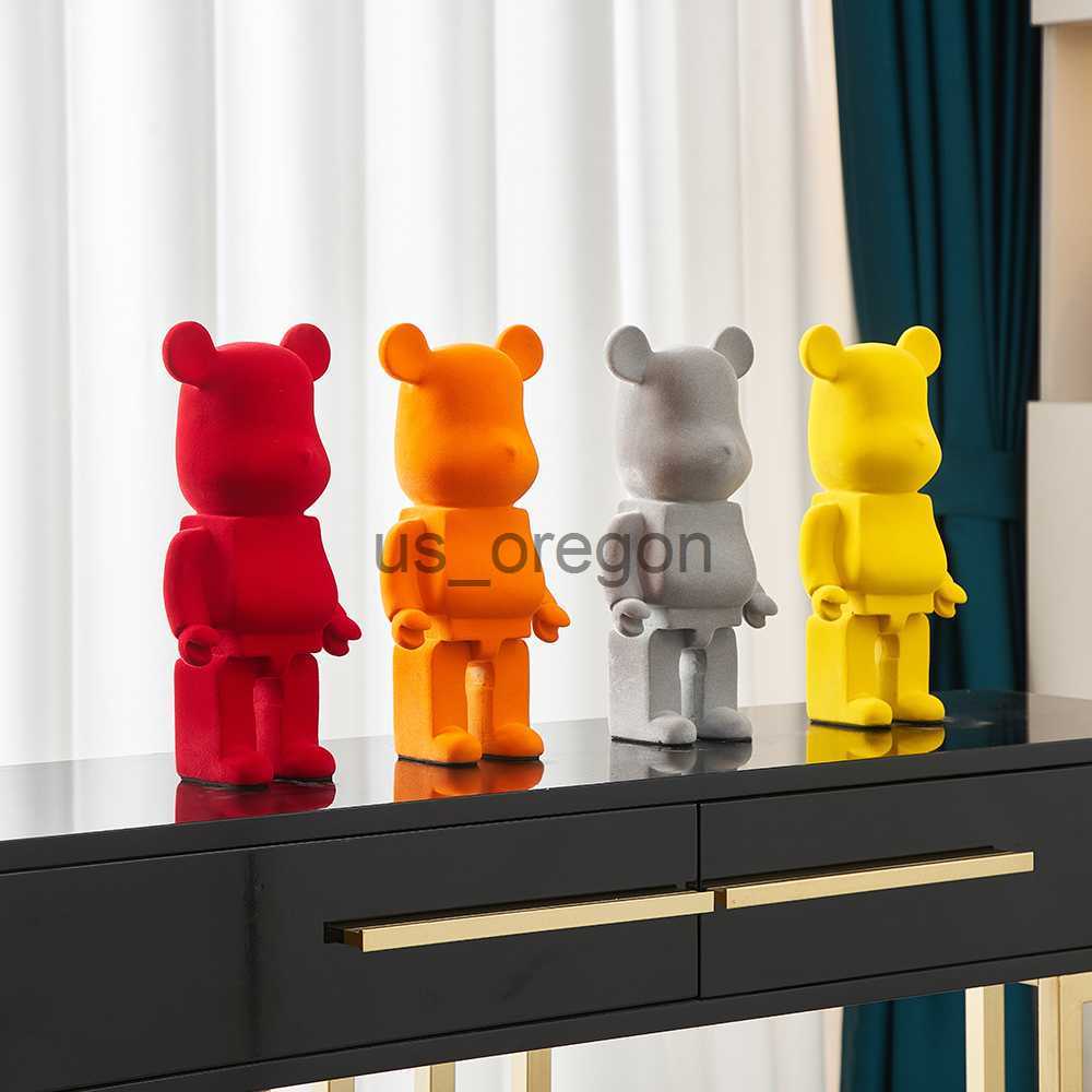 Other Home Decor Ideas Art Bearbrick Statue Bear Violence Living Sculptures Room Desk Accessories Figurine for Interior Home Decoration Statuette x082