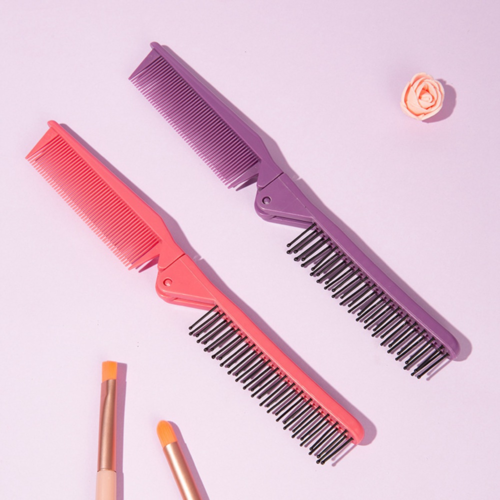 Anti-Static Detangling Hair Brush Foldable Hair Brushes Massage Comb Hair Comb Portable Travel Combs Styling Tools Acessories 2467