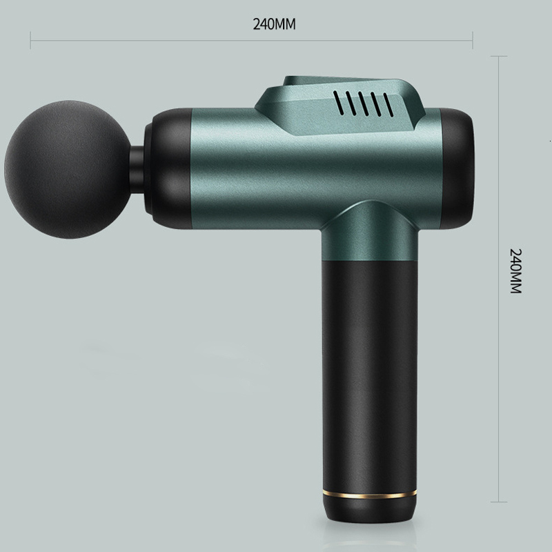 Full Body Massager Massage Gun Professional Electric Deep Tissue Muscle Body Back Neck Massager Relaxation Pain Relief Fascia Gun 230821