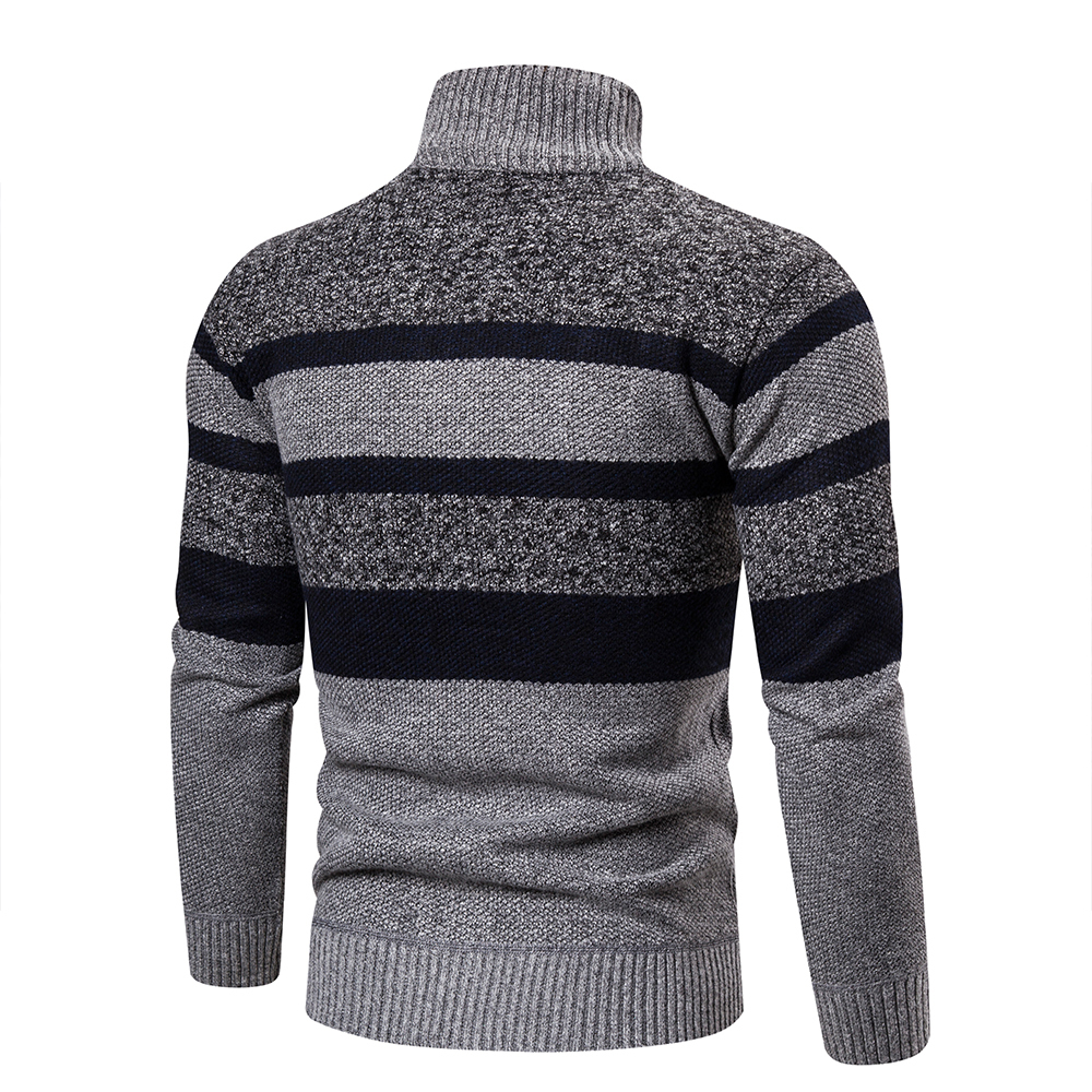 Men's Sweaters Autumn Winter Cardigan Men Sweaters Jackets Coats Fashion Striped Knitted Cardigan Slim Fit Sweaters Coat Mens Clothing 230821