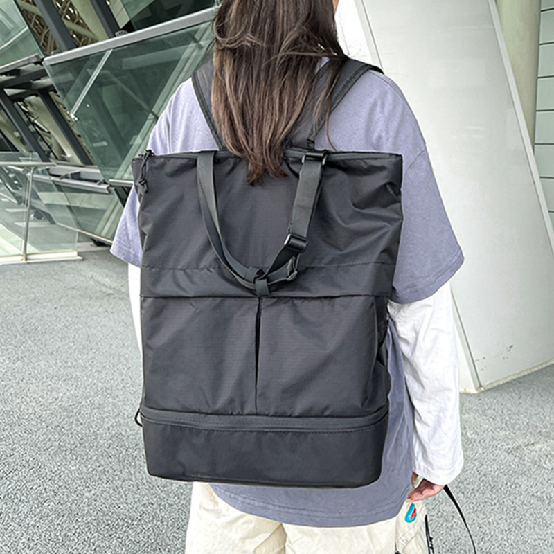 School Bags Large Capacity Unisex Backpack Nylon Waterproof Sports Bag Women And Men Casual Travel Backbag Trend Leisure Handbag 230821