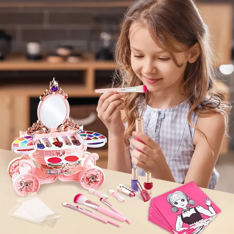 Kids Makeup Toy Kit For Girls, Kid Girl Toys Birthday Gift