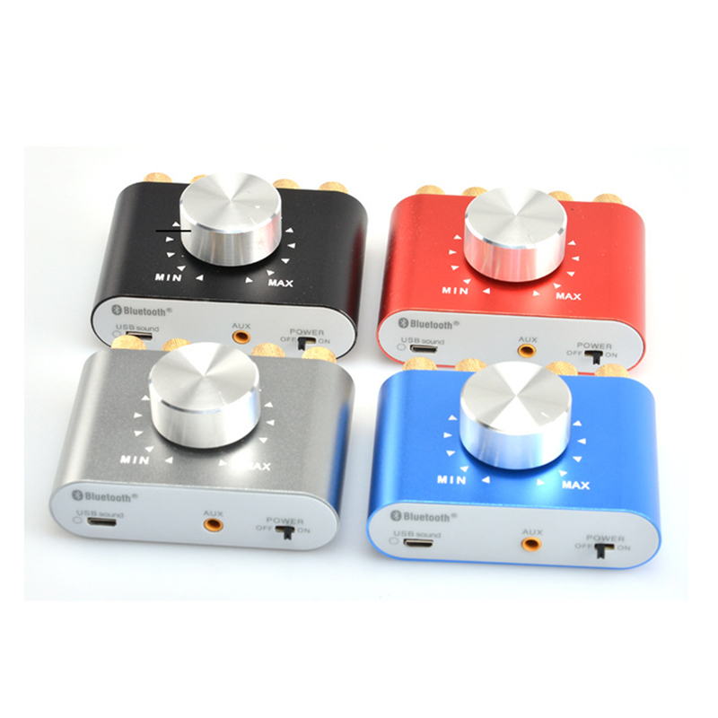 Home Stereo Amplifier 100W Audio Hifi Stereo Power AMP Digital Power Amplifier Mini Amplifier Blue Tooth