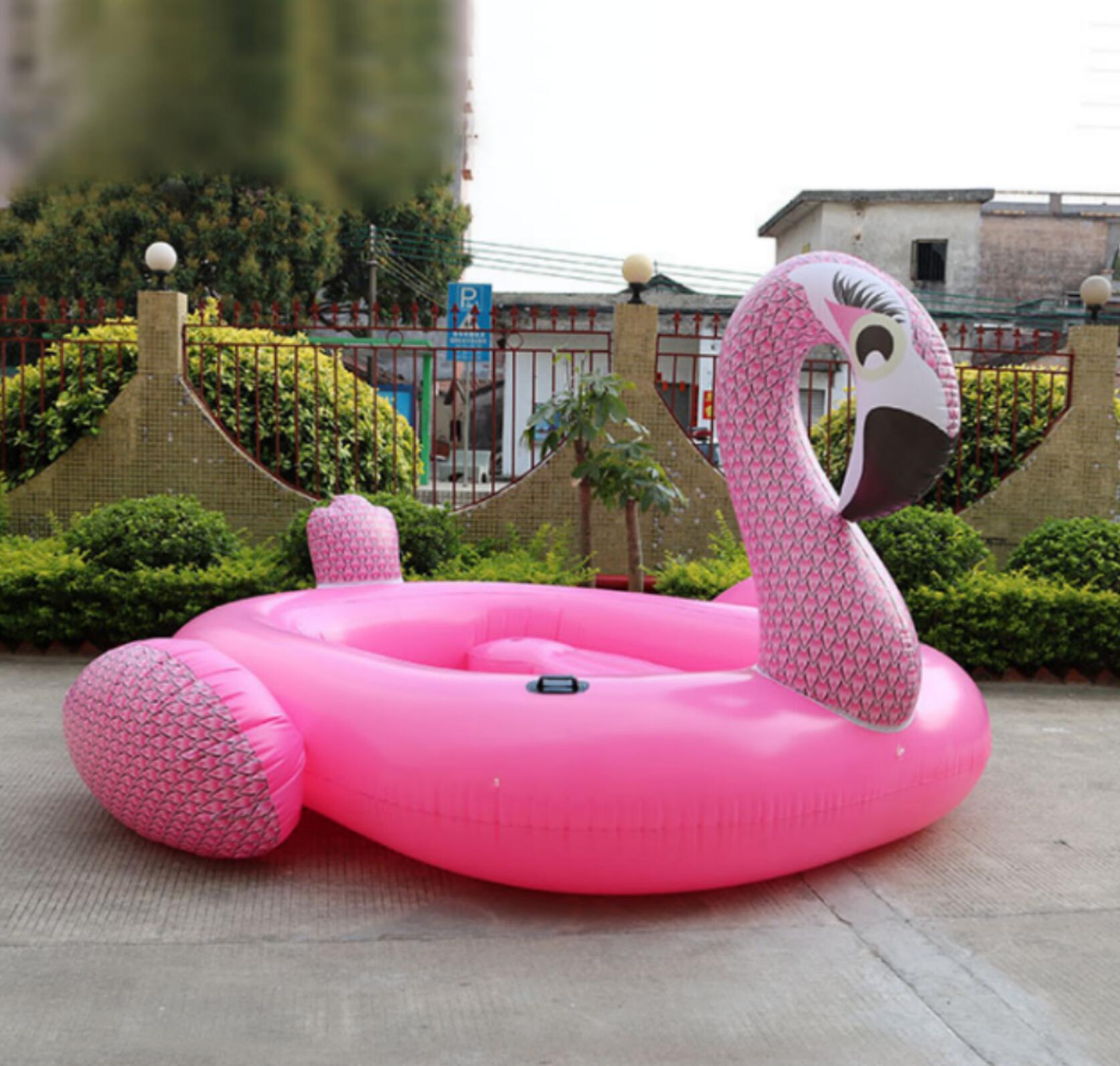 Giant Inflatable Boat Unicorn Flamingo Pool Floats Raft Swimming Ring Lounge Summer Pool Beach Party Water Float Air Mattress SEA 3248013