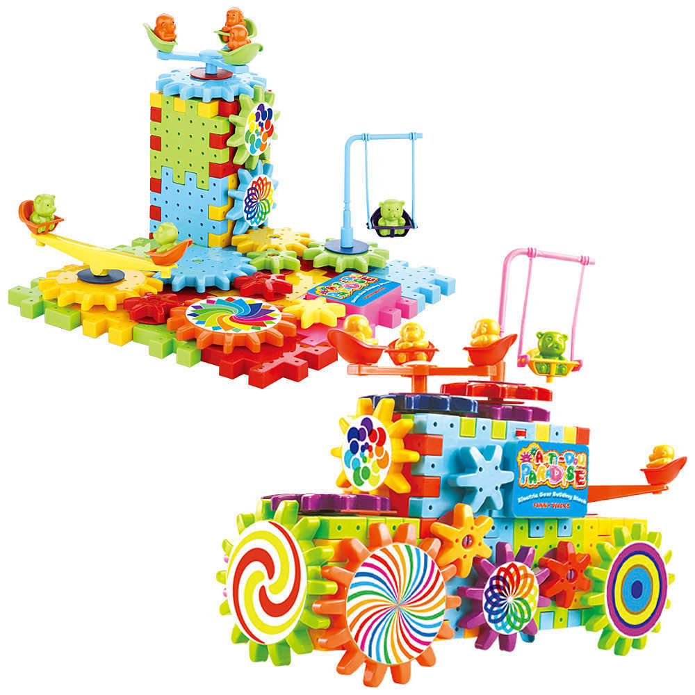 wholesale electric building blocks diy assembly plastic model kit childrens 3d puzzle toys