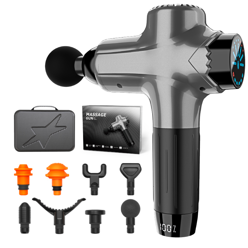Full Body Massager Massager Gun High Frequency Professional Gun Massager 4800mAh 168V Fitness Muscle Relax Electric Fascia Gun LCD Display 7 Gears 230