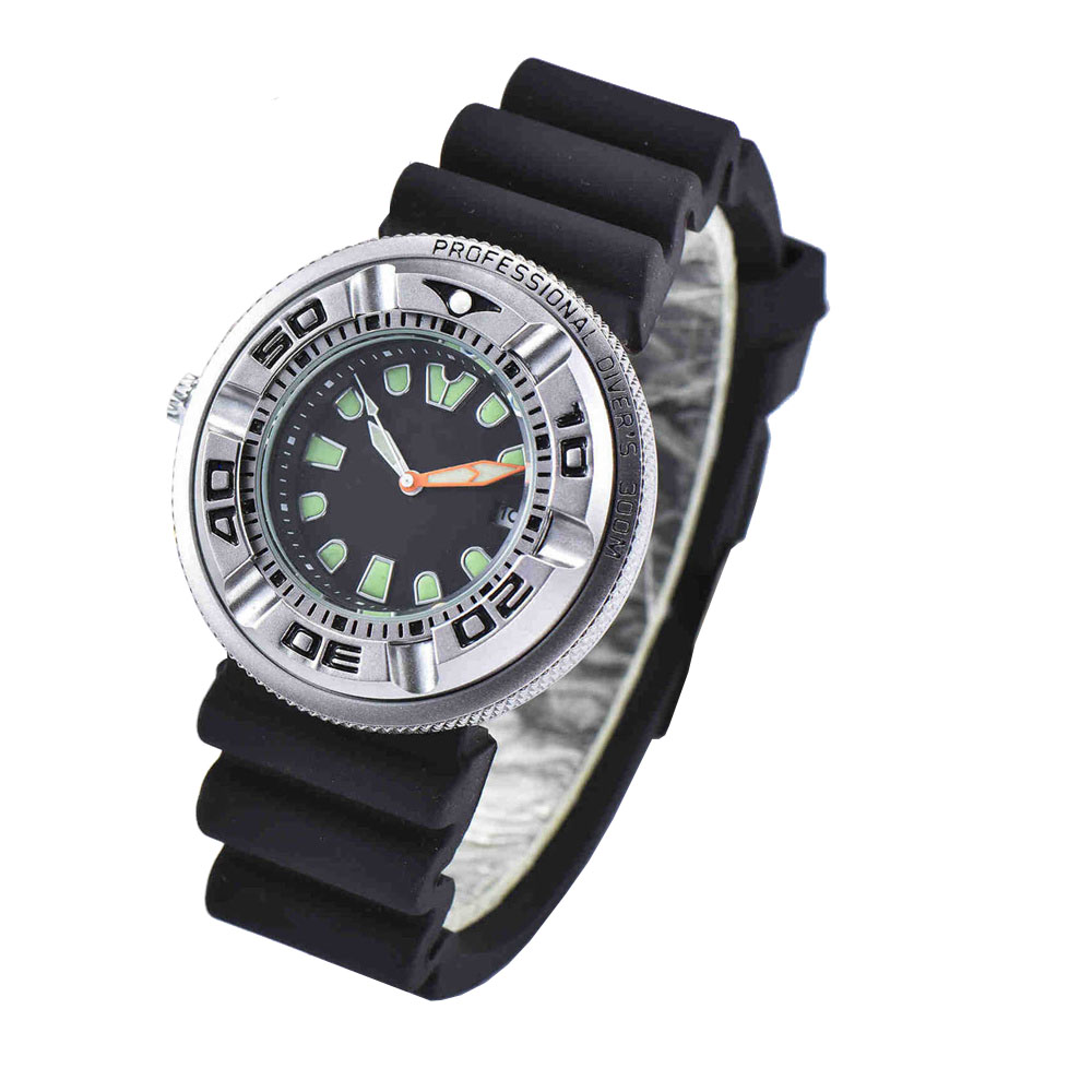 CTZ Mens Watch Automatic Designer Movement PROFESSIONAL Diver's Silicone Luminous Eco-Drive Series Top Brand High Quality Quartz Watches Waterproof Montre