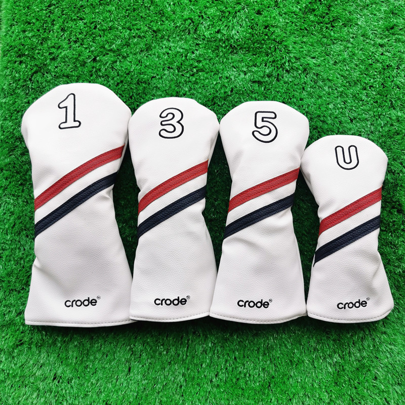 Other Golf Products Fashion trends Fashion trends Golf Club #1 #3 #5 Wood Headcovers Driver Fairway Woods Cover PU Leather Head Covers 230821