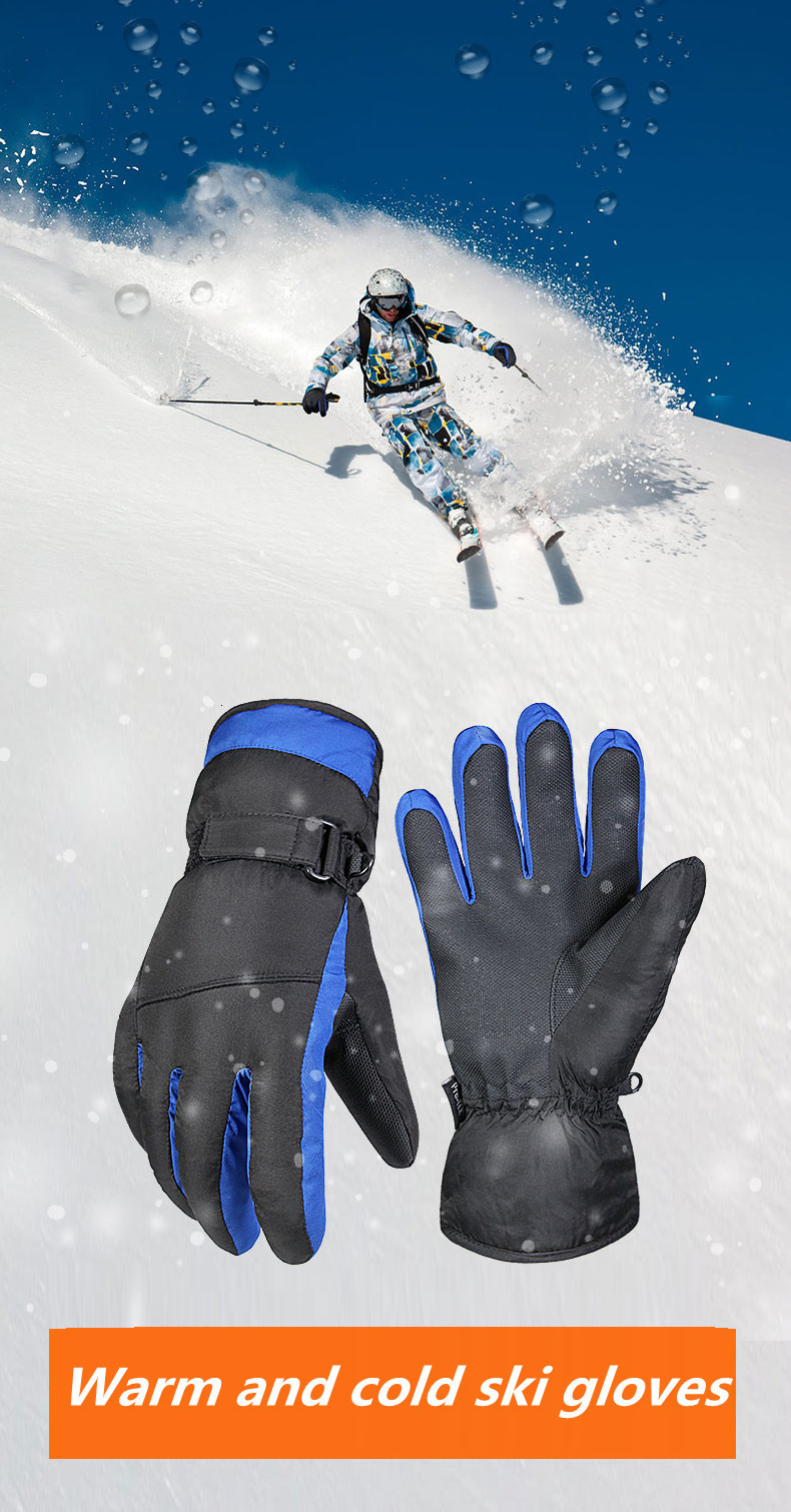 Sports Gloves Men s and Women s Universal Ski Snowboard Winter Cycling Windproof Waterproof Snow Work Hiking 230821