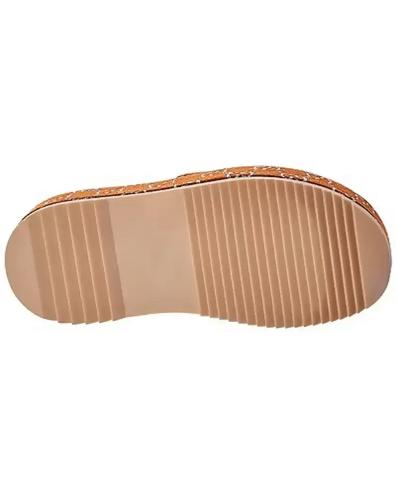 10A womens fashion embroidered canvas slides slip on slippers girls 60mm Canvas covered platform sandals with box and dust bagsZZ