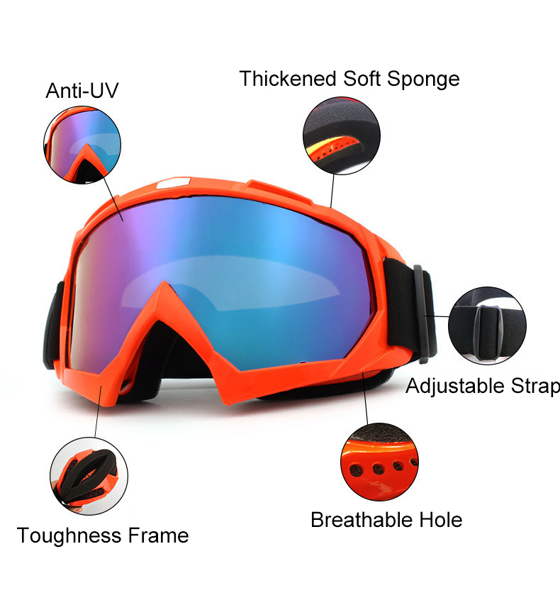 Ski Goggles Skiing Anti Fog Eyewear Winter Snowboard Cycling Motorcycle Windproof Sunglasses Outdoor Sports Tactical 230821