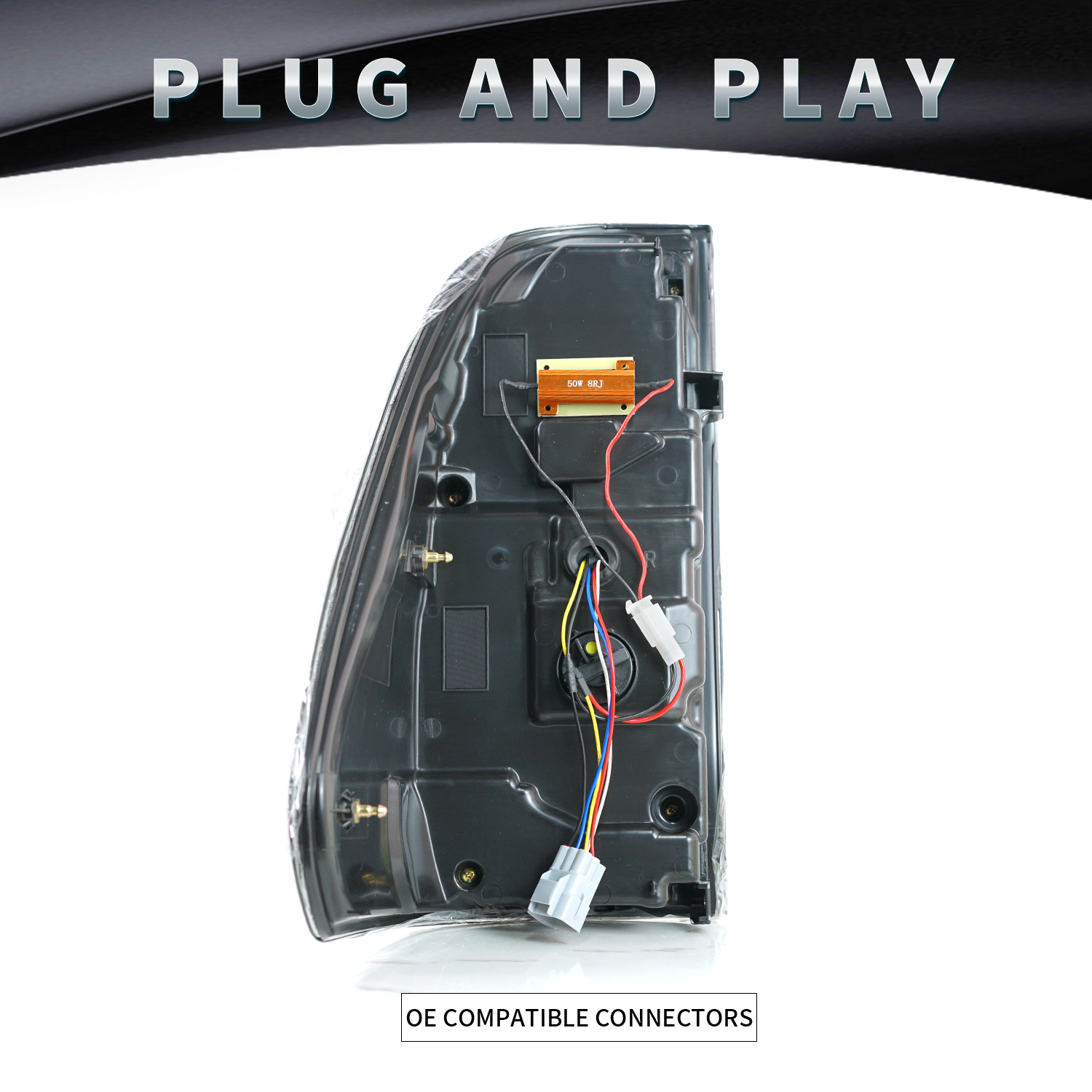 Car LED Taillight Assembly For Toyota Hilux 20 15-20 21 REVO VIGO Full LED Turn Signal Reverse Lights Brake Lamp