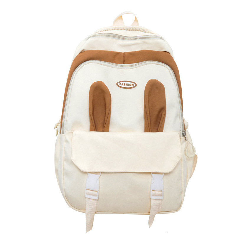 School Bags 2023 Schoolbag Cute Rabbit Ear Backpack Large capacity Teens College Girls Students 230821