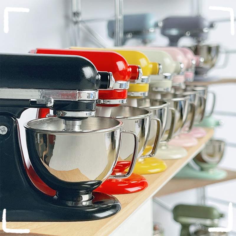 Doll Accessories 1/6 scale Mini Simulation Multifunctional Stand Mixer Model Miniature Dollhouse Cooking Utensils Doll Using Kitchen Accessories 23081
