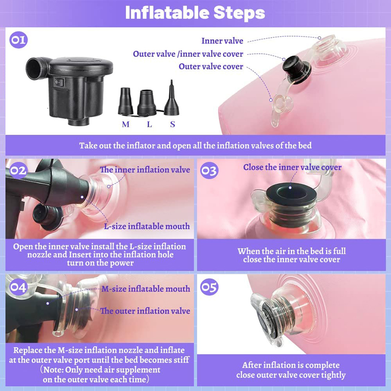 Maternity Pillows Inflatable Air Mattress Maternity Sleep Pad BBL Bed with Hole Butt Post Surgery Recovery Support for Back Pregnancy Pillow 230821