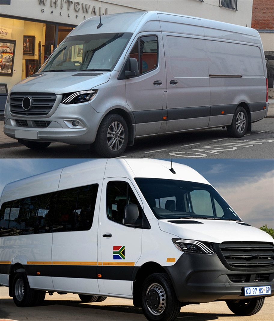 For Benz Sprinter 20 18-2023 Headlights Maybach Style Head Lamp Daytime Running Lights Turn Signal Accessory