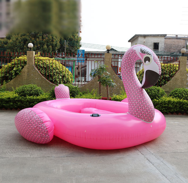 Giant Inflatable Boat Unicorn Flamingo Pool Floats Raft Swimming Ring Lounge Summer Pool Beach Party Water Float Air Mattress SEA 3248013