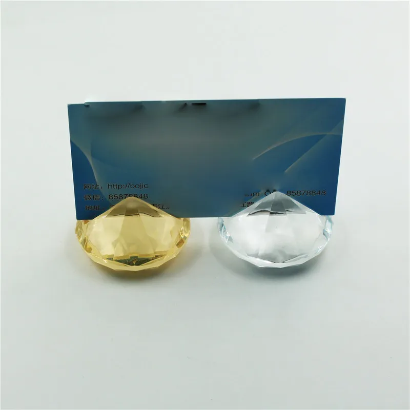 100PCS Imitated Crystal Diamond Place Card Holder Wedding Favors Name Card Holder Party Table Decoration GiftsZZ