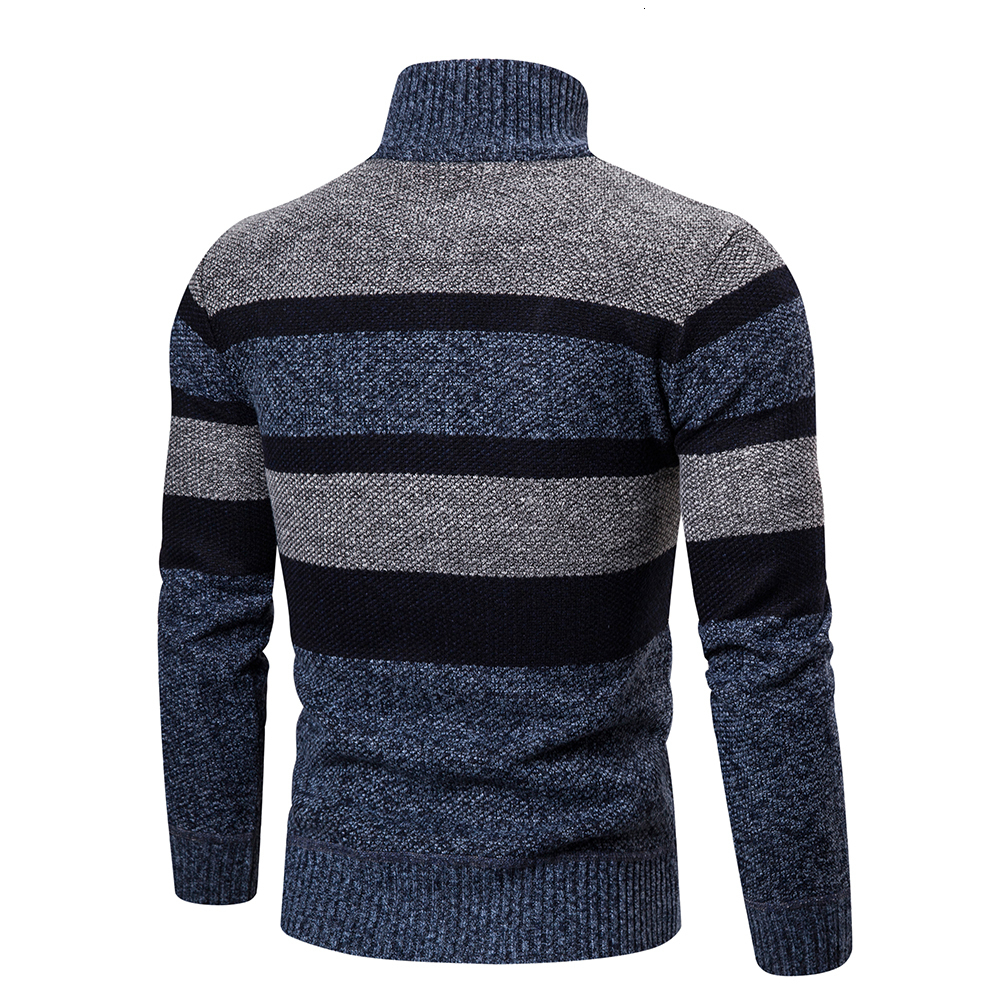 Men's Sweaters Autumn Winter Cardigan Men Sweaters Jackets Coats Fashion Striped Knitted Cardigan Slim Fit Sweaters Coat Mens Clothing 230821