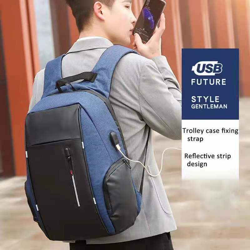 School Bags CEAVNI Backpack Men USB Charging Waterproof 15 6 Inch Laptop Casual Oxford Male Business Bag Mochila Computer Notebook Backpacks 230821