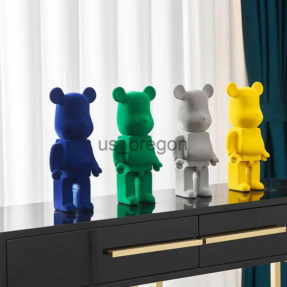 Other Home Decor Ideas Art Bearbrick Statue Bear Violence Living Sculptures Room Desk Accessories Figurine for Interior Home Decoration Statuette x082
