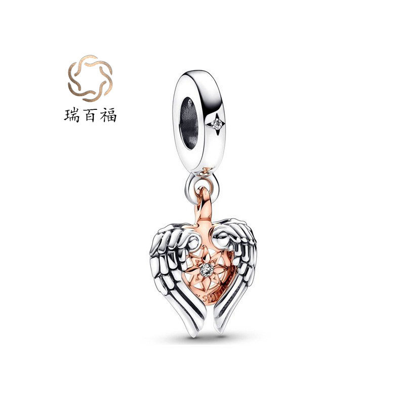 925 Sterling Silver Charm DIY Snake Bone Bracelet Bead Lucky Star Guardian Jewelry Towing Accessories Free Delivery
