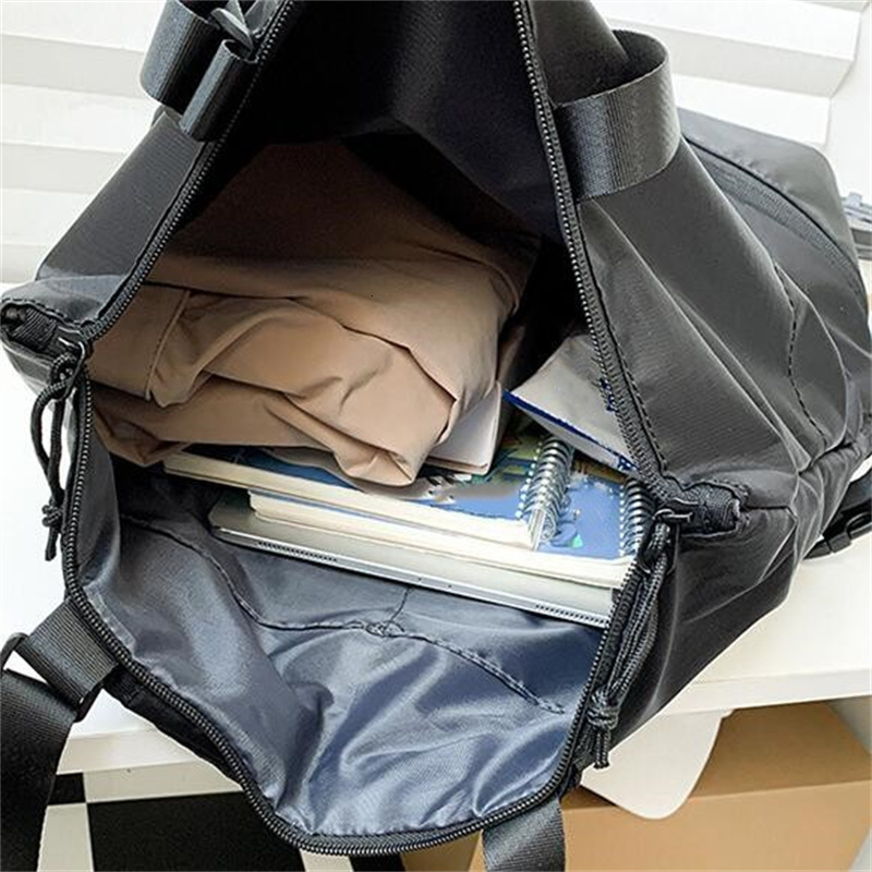 School Bags Large Capacity Unisex Backpack Nylon Waterproof Sports Bag Women And Men Casual Travel Backbag Trend Leisure Handbag 230821